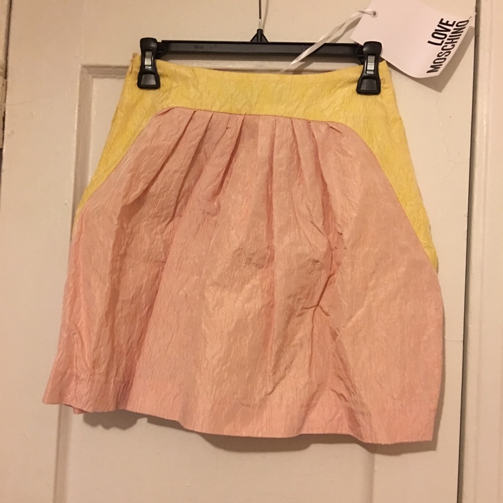 New Pleated Mini Skirt by Love Moschino.
